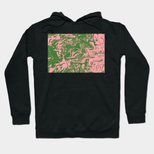 Retro Abstract Liquid Pattern Hoodie